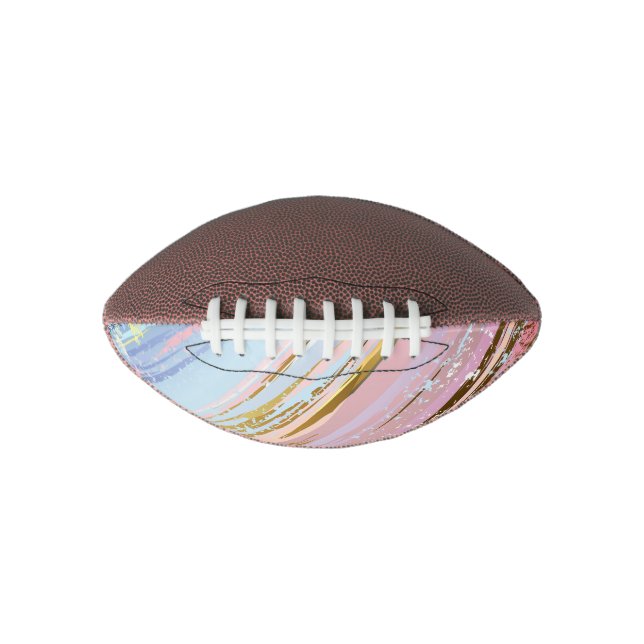 Textured Pink Background Football (Vorderseite)