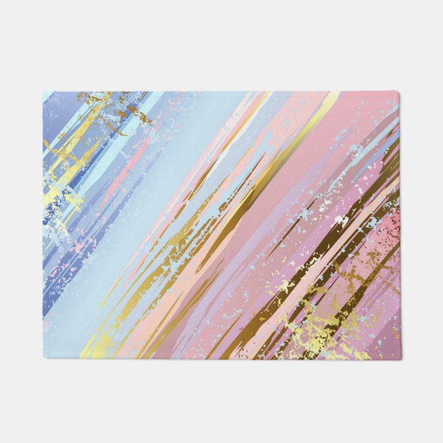 Textured Pink Background Fußmatte (Vorderseite)