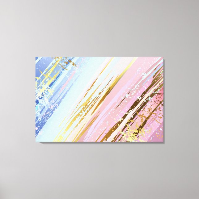 Textured Pink Background Leinwanddruck (Vorderseite)