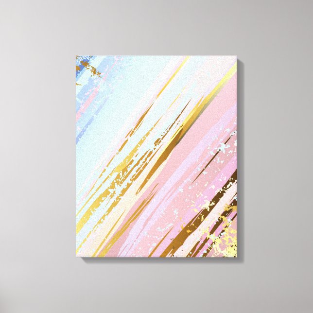 Textured Pink Background Leinwanddruck (Vorderseite)