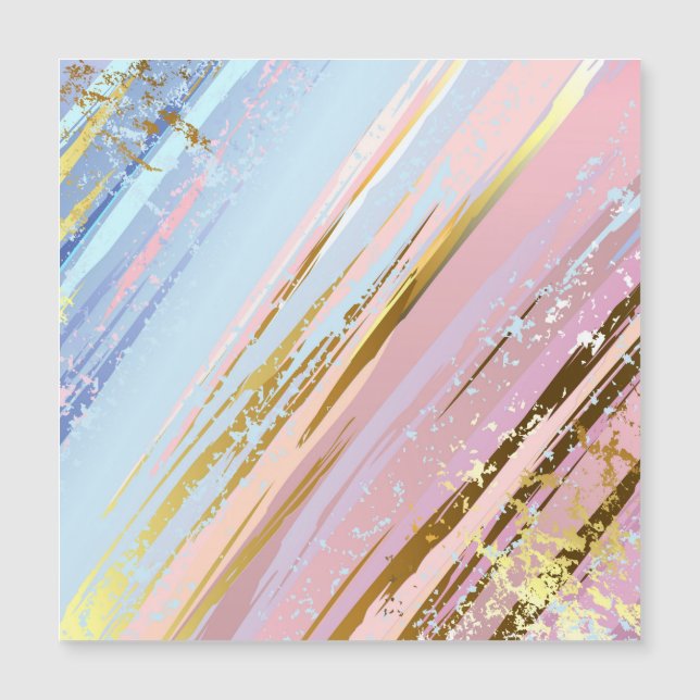 Textured Pink Background Magneteinladung (Vorderseite)