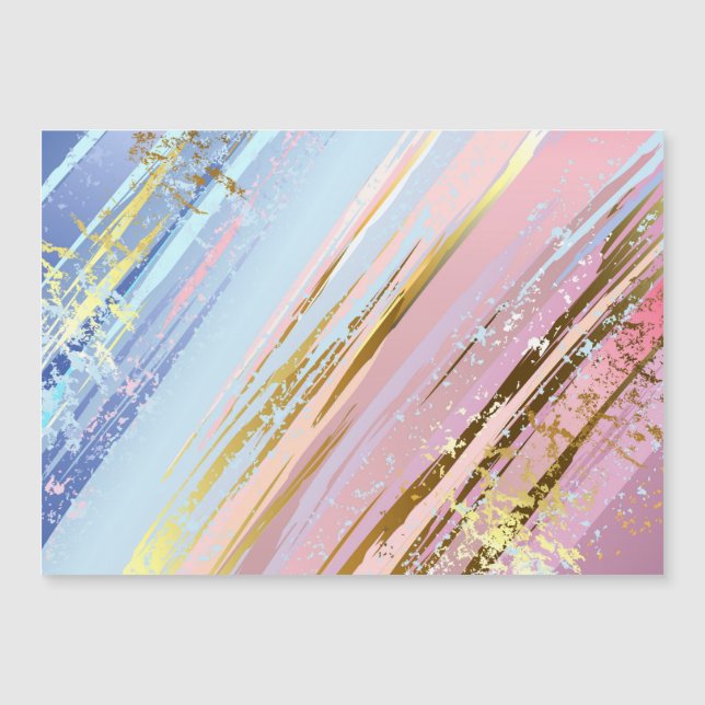 Textured Pink Background Magnetkarte (Vorderseite)