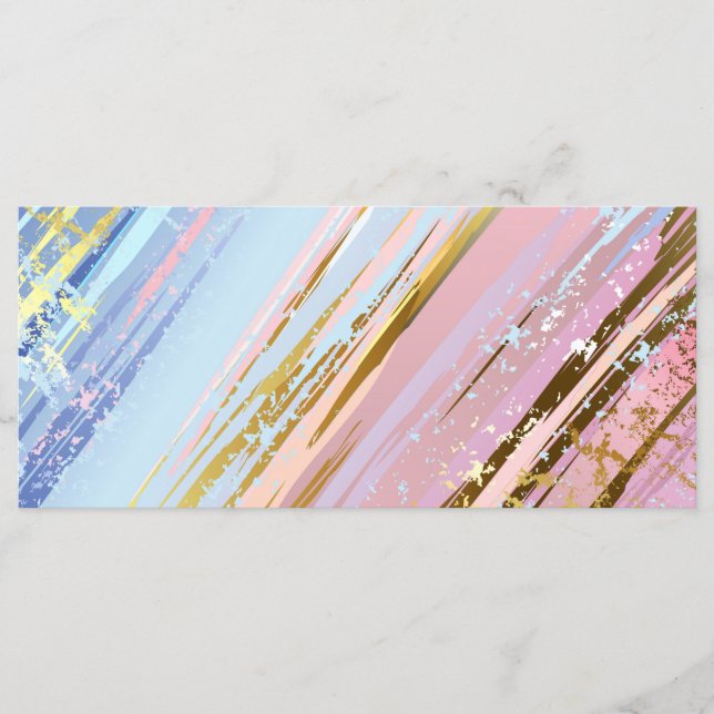 Textured Pink Background Menükarte (Vorderseite)