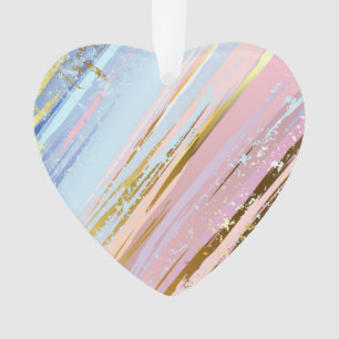 Textured Pink Background Ornament