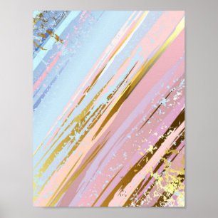 Textured Pink Background Poster