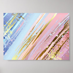 Textured Pink Background Poster
