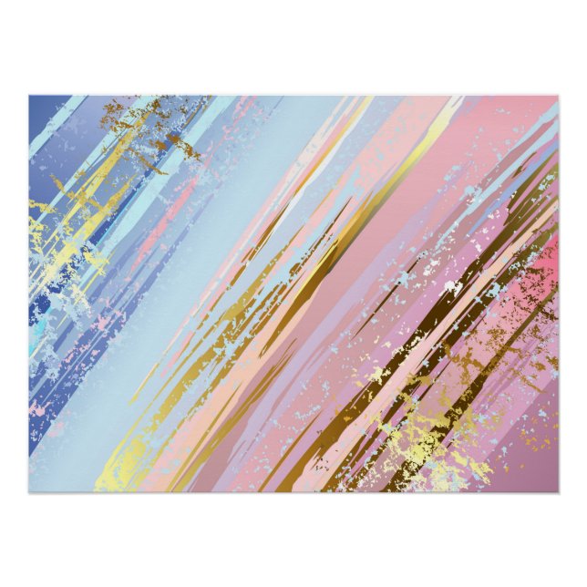 Textured Pink Background Poster (Vorderseite)