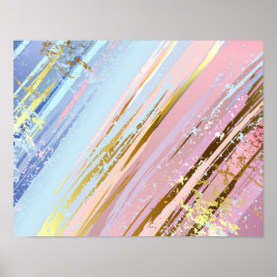 Textured Pink Background Poster