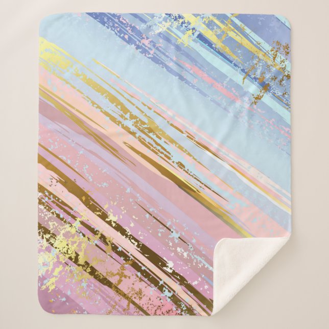 Textured Pink Background Sherpadecke (Vorderseite)