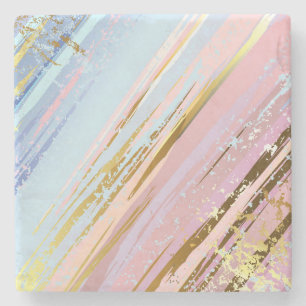 Textured Pink Background Steinuntersetzer