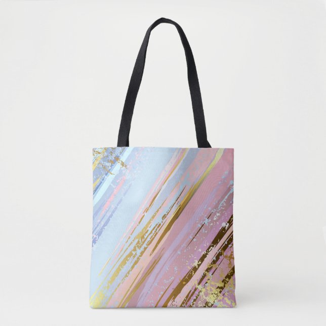 Textured Pink Background Tasche (Vorderseite)