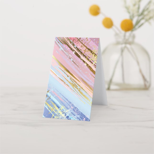 Textured Pink Background Terminkarte (Rückseite)