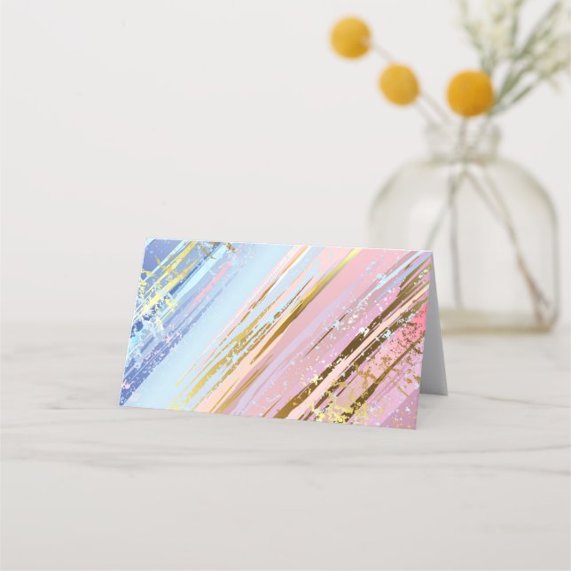 Textured Pink Background Treuekarte (Vorderseite)