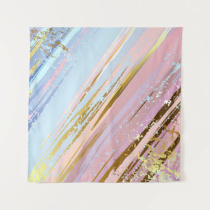 Textured Pink Background Wandteppich