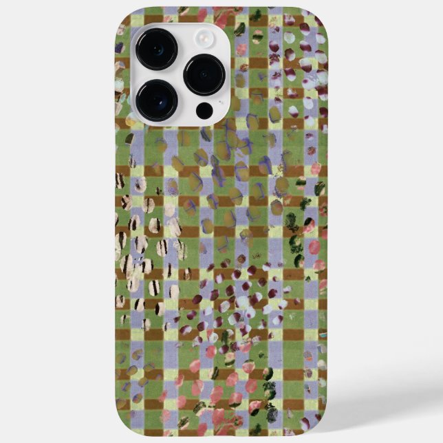 Textured Pointillism Grid Pattern Artwork Case-Mate iPhone 14 Pro Max Hülle (Rückseite)