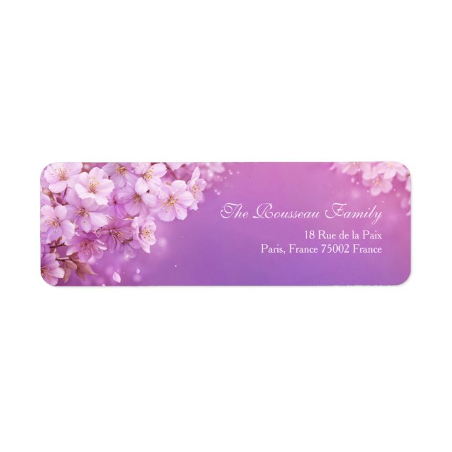 Textured Purple Ethereal Cherry Blossom (Vorne)
