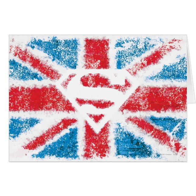 Textured S-Shield Over Flag (Vorderseite (Horizontal))