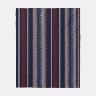 Textured stripe seamless pattern with navy blue, r fleecedecke
