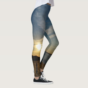 Textured Sunset von Shirley Taylor Leggings