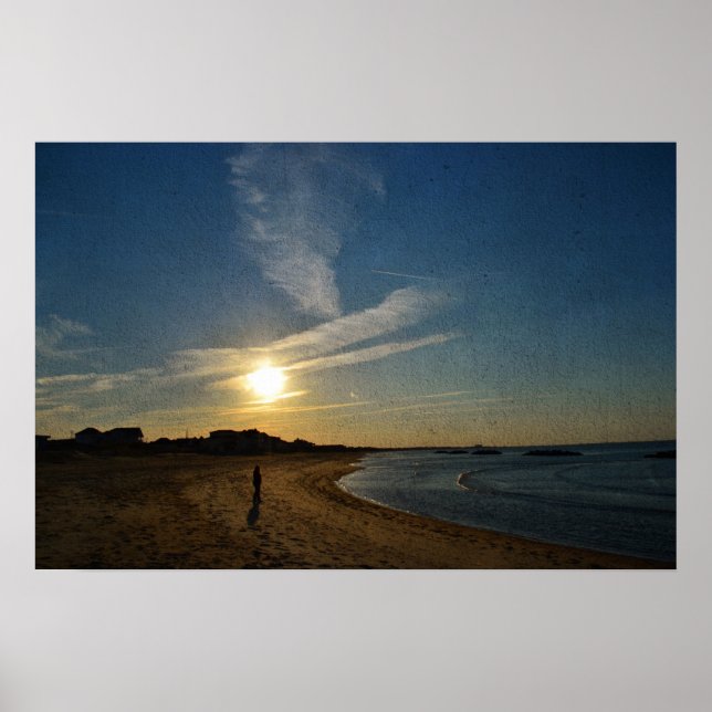 Textured Sunset von Shirley Taylor Poster (Vorne)
