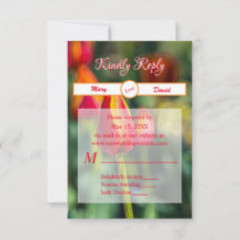 Textured Tulip Garden Wedding