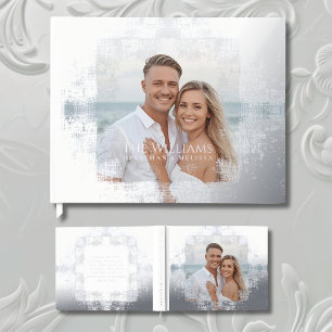 Textured Wedding Foil Guestbook Elegantes Gästebuc Gästebuch