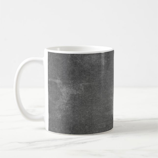 Texturenkalkboard Vintag rustikal Kaffeetasse (Links)