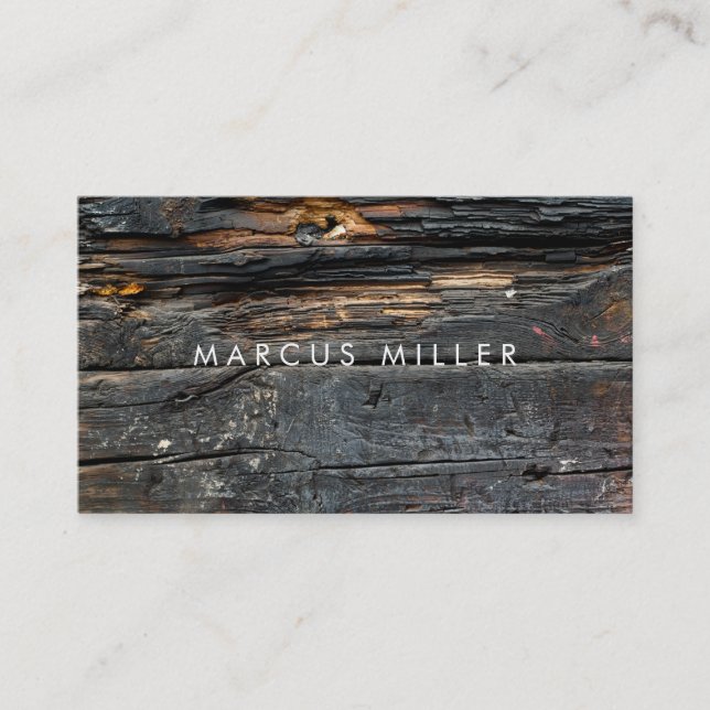 TEXTURES | BOIS | CARTE DE VISITE (Devant)