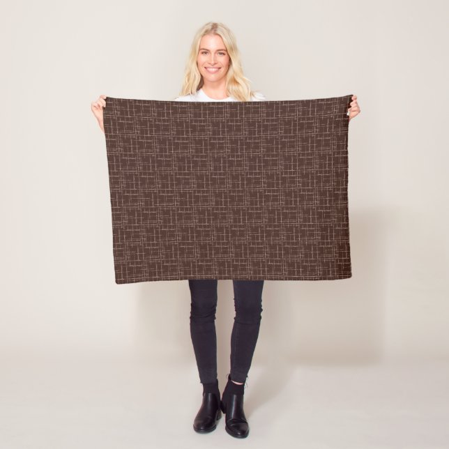 Texturiert braun. fleecedecke (Beispiel)