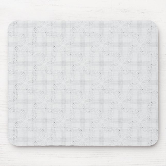 Texturiert massiv weiß. mousepad (Vorne)