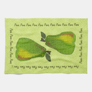 Texturierte Birnen (Limon) Handtuch