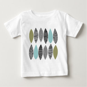 Texturierte Blätter 01 Baby T-shirt