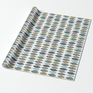 Texturierte Blätter 01a Geschenkpapier