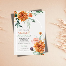 Texturierte Boho-Pampasgras-Hochzeit - Heiratet ba Save The Date