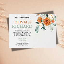 Texturierte Boho-Pampasgras-Hochzeit - Heiratet ba Save The Date