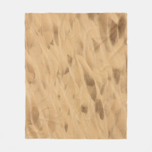 Texturierte gelbe Wüste Sand Hintergrund. Fleecedecke