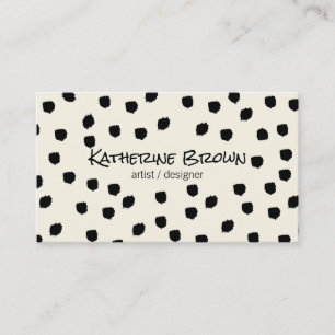 Texturierte Markierungen / ausdrucksstark Visitenkarte