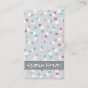 Texturierte Markierungen (fruchtig) Visitenkarte