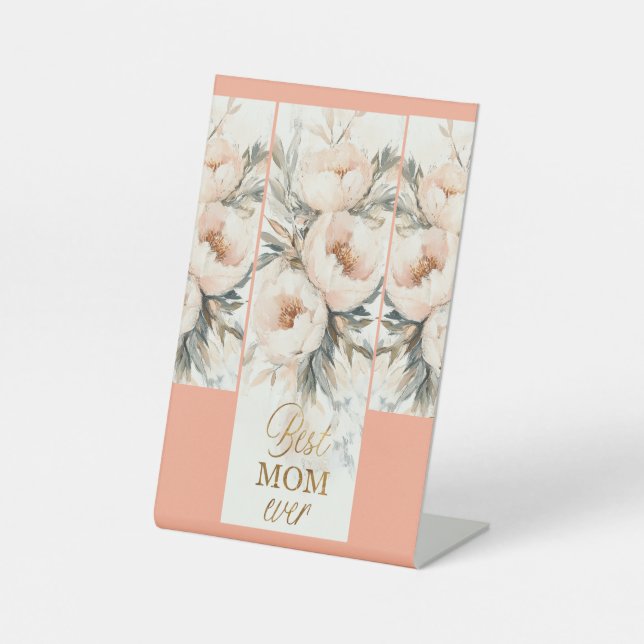 Texturierte Ölgemälde — Eleganter Moth Sockelschild (Vorderseite)