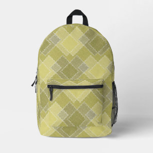 Texturierte Patchwork-Patchwork-Buntflecken  Bedruckter Rucksack