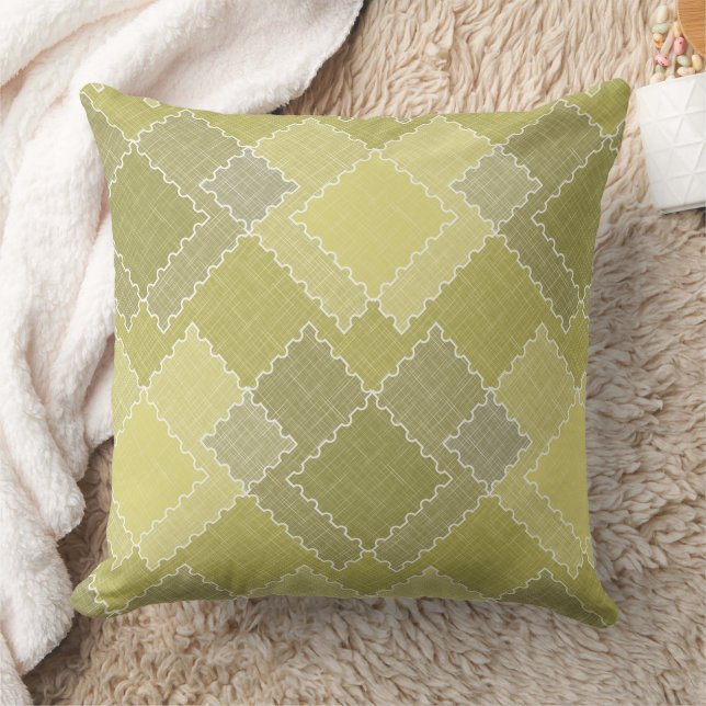 Texturierte Patchwork-Patchwork-Multicolor-Patches Kissen (Decke)