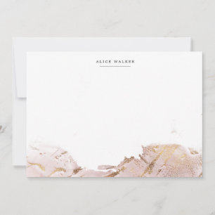 texturierte Rose Gold Imitate Folie Papier Karte