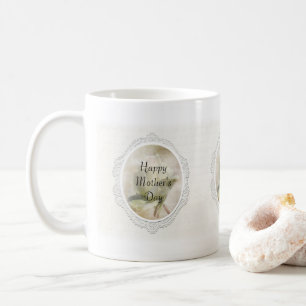 Texturierte Tasse der Rosenmutter