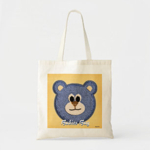 Texturierte Teddy Bear Babies Bag (blau) Tragetasche
