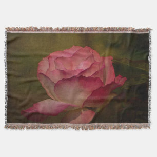 Texturierte tiefe rosa Rosenknochen Decke
