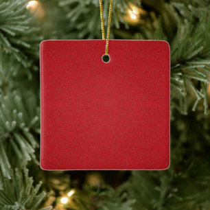 Texturierte Tomate Red Custom Ornament