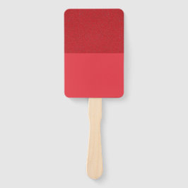 Texturierte Top Tomato Red Paddle Fan (Custom) Fächer