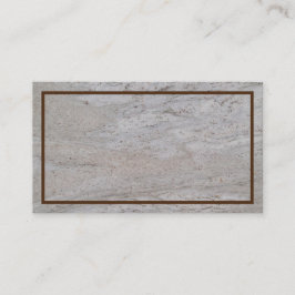 Texturierte Visitenkarte aus weißem Marmor