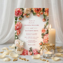 Texturierter 3D-Blumenkranz Hochzeit