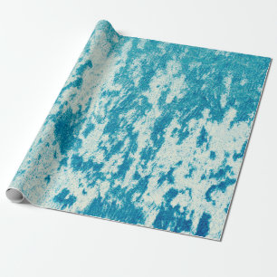 Texturierter blauer Hintergrund aus dichtem Stoff. Geschenkpapier